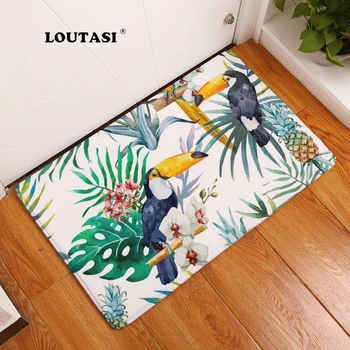 LOUTASI Floor Mats Tropical Plant Printed Suede Non Slip Shower Mat Bathroom Carpet Bath Mats 40x60cm 50x80cm Rugs Home Decor
LOUTASI Floor Mats Tropical Plant Printed Suede Non Slip Shower Mat Bathroom Carpet Bath Mats 40x60cm 50x80cm Rugs Home Decor