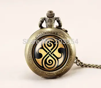 American TV Series Doctor Who 12pcs Pocket Watches Necklace Seal of Rassilon locket necklace Timelord Seal Locket dr who jewelry
American TV Series Doctor Who 12pcs Pocket Watches Necklace Seal of Rassilon locket necklace Timelord Seal Locket dr who jewelry