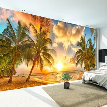 Custom 3D Sunrise Sea View Coconut Tree Wall Cloth Decor Murals Wallpaper Living Room Bedroom Restaurant Backdrop Wall Coverings 
Custom 3D Sunrise Sea View Coconut Tree Wall Cloth Decor Murals Wallpaper Living Room Bedroom Restaurant Backdrop Wall Coverings