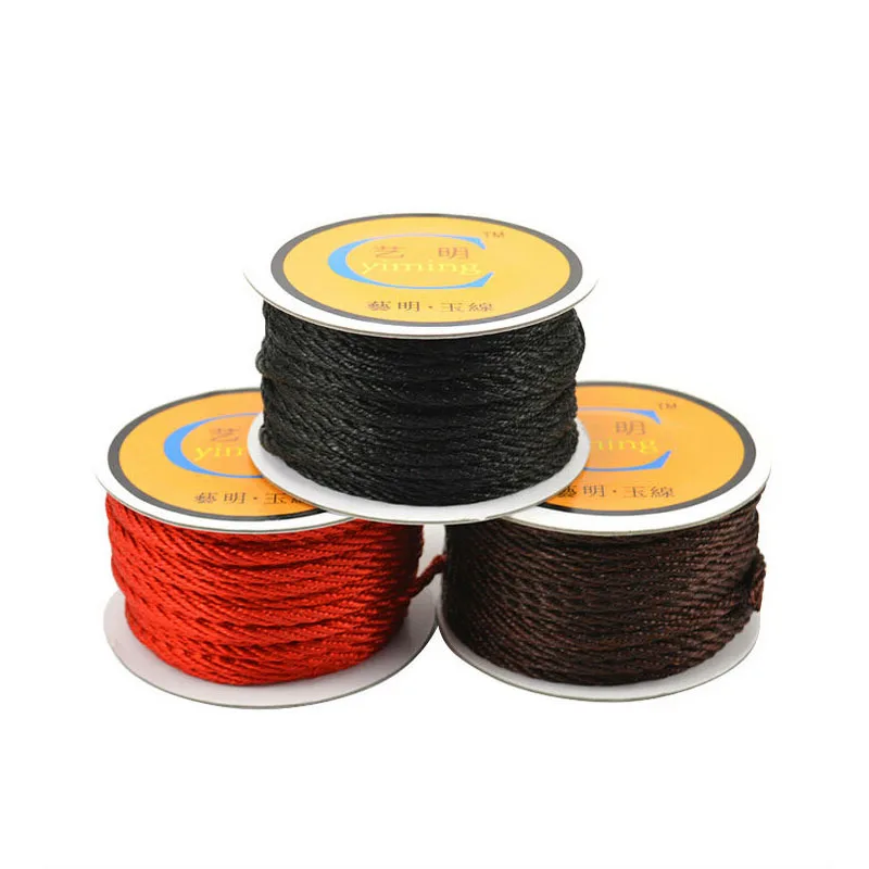 Colors Twisted Twine Chinese Knotting Cord Spool Great for Bead Macrame Braiding Nylon DIY Crafts Beads Jewelry Making
Colors Twisted Twine Chinese Knotting Cord Spool Great for Bead Macrame Braiding Nylon DIY Crafts Beads Jewelry Making
