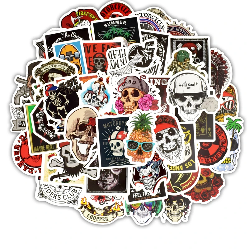 50pcs Skeleton Terror Sticker Sexy Rock Skull Graffiti Stickers Scrapbooking Laptop Motorcycle Bike Luggage Helmet Skateboard F5
50pcs Skeleton Terror Sticker Sexy Rock Skull Graffiti Stickers Scrapbooking Laptop Motorcycle Bike Luggage Helmet Skateboard F5