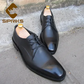 Sipriks Mens Square Toe Dress Shoes Luxury Brand Genuine Leather Designer Shoes Sewing Welted Wedding Party Wear Shoes 48 49
Sipriks Mens Square Toe Dress Shoes Luxury Brand Genuine Leather Designer Shoes Sewing Welted Wedding Party Wear Shoes 48 49