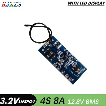 4S 8A lifepo4 12.8V 18650 BMS PCM battery protection board bms pcm for lifepo4 battery cell pack with Led display
4S 8A lifepo4 12.8V 18650 BMS PCM battery protection board bms pcm for lifepo4 battery cell pack with Led display