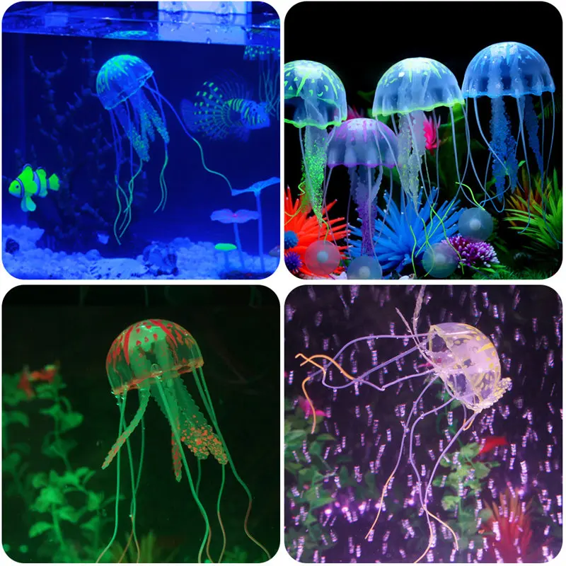 Aquarium-Ornaments-Fish-Tank-Decoration-Landscaping-Ornament-Fluorescent-Simulation-Jellyfish-Ornament-Pet-Decor