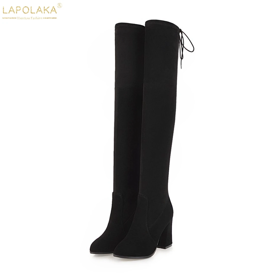 Lapolaka new wholesale big size 33-43 High Quality Zip Up Over The Knee Boots Woman Shoes High Heels Shoes Woman Boots Female
Lapolaka new wholesale big size 33-43 High Quality Zip Up Over The Knee Boots Woman Shoes High Heels Shoes Woman Boots Female