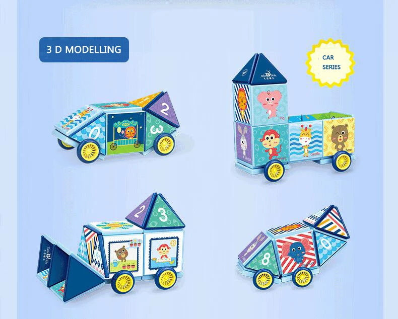 18 magnetic designer toys
