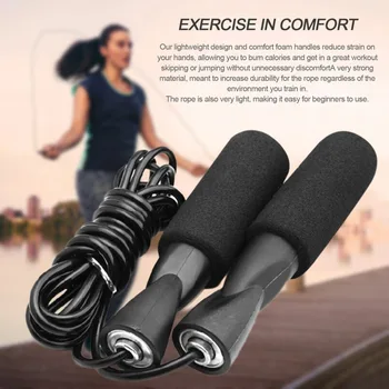 3M Bearing Skip Rope Adjustable Boxing Skipping Sport Jump Ropes Gym Exercise Fitness Equipment with Thickened Anti-slip Foam
3M Bearing Skip Rope Adjustable Boxing Skipping Sport Jump Ropes Gym Exercise Fitness Equipment with Thickened Anti-slip Foam