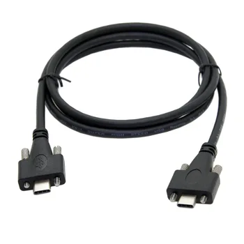 10pcs/lot Chenyang USB 3.1 Type-C Dual Screw Locking to Locking USB-C 10Gbps Data Cable 1.2m Panel Mount Type
10pcs/lot Chenyang USB 3.1 Type-C Dual Screw Locking to Locking USB-C 10Gbps Data Cable 1.2m Panel Mount Type