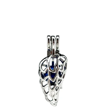 K837 5pcs/lot Silver Alloy Feather Wings Beads Cage Pendant Fairytale Party Essential Oil Diffuser 
K837 5pcs/lot Silver Alloy Feather Wings Beads Cage Pendant Fairytale Party Essential Oil Diffuser