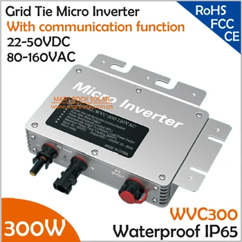 Waterproof IP65!!! 300W Grid Tie Micro Inverter with Communication Function for 300W 22-50VDC 80-160VAC Inverter with MPPT
Waterproof IP65!!! 300W Grid Tie Micro Inverter with Communication Function for 300W 22-50VDC 80-160VAC Inverter with MPPT