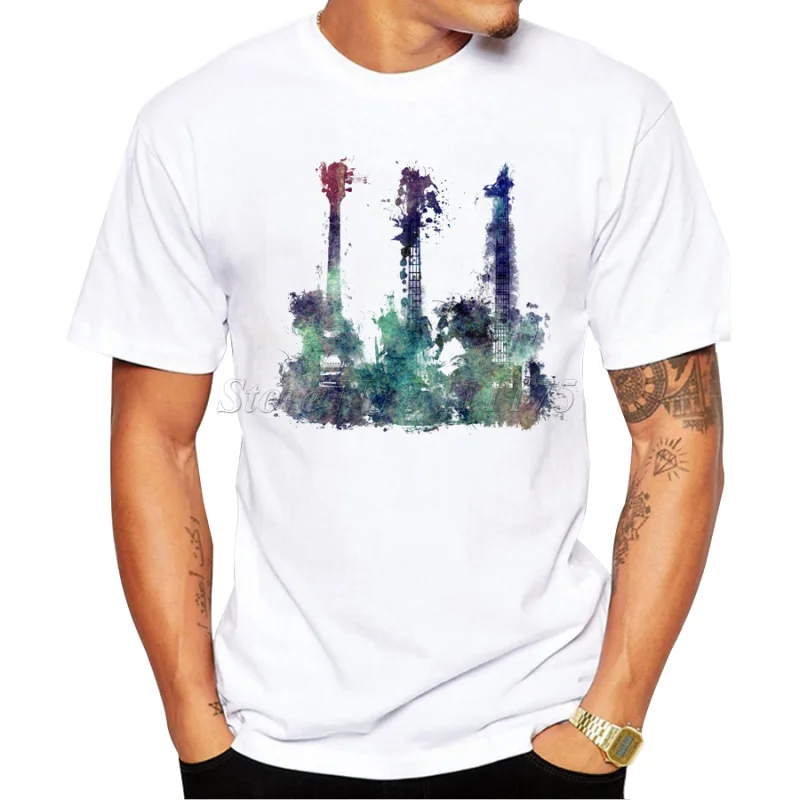 2019 Fashion Men's Summer Casual Tops Hipster Painted Guitas Design T Shirt Own Style Tees
2019 Fashion Men's Summer Casual Tops Hipster Painted Guitas Design T Shirt Own Style Tees
