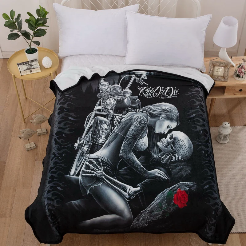 Skull Blanket Velvet Plush Throw Blanket Hipster Blanket for Couch Soft Throw Blanket for Bed/Plane Travel 150cmx200cm
Skull Blanket Velvet Plush Throw Blanket Hipster Blanket for Couch Soft Throw Blanket for Bed/Plane Travel 150cmx200cm