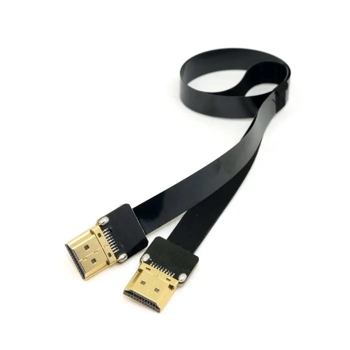 CYDZ FPV HDMI Type A Male to HDMI Male HDTV FPC Flat Cable 50cm for Multicopter Aerial Photography
CYDZ FPV HDMI Type A Male to HDMI Male HDTV FPC Flat Cable 50cm for Multicopter Aerial Photography