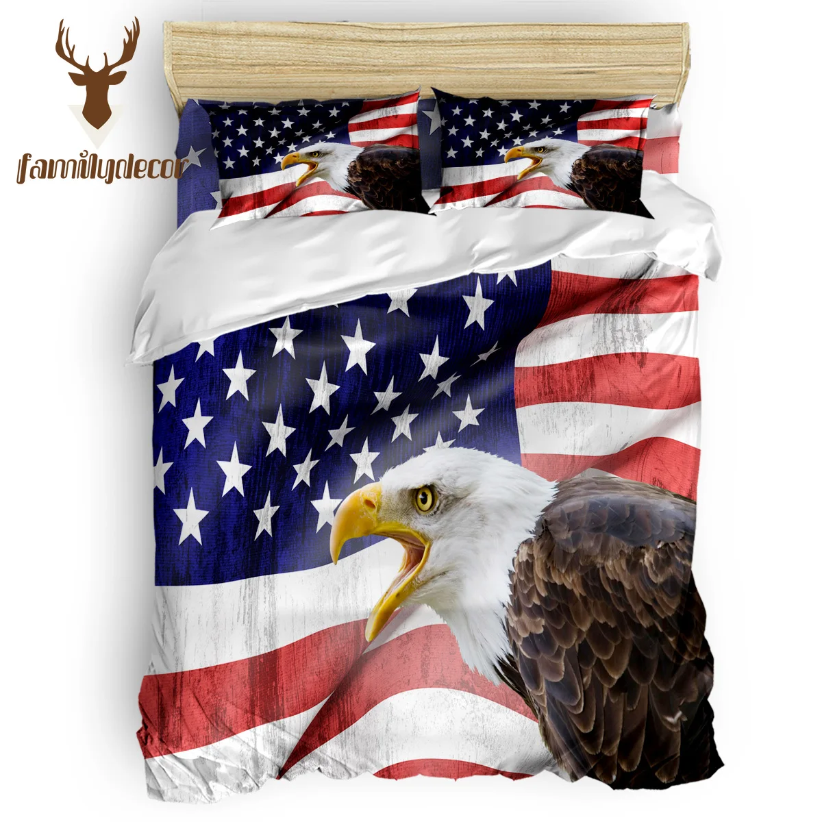 Family Decor Flag Eagle Bedding Sets Duvet Set Covers Quilt Bedding Set Duvet Cover Sets California King All Soul's Day Easter
Family Decor Flag Eagle Bedding Sets Duvet Set Covers Quilt Bedding Set Duvet Cover Sets California King All Soul's Day Easter
