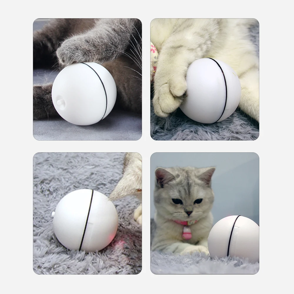 Cat Toy Rolling Ball Auto Roll Around Led Red Light Motion Activated Ball Interesting Pet Interactive Toy Easily Push Control
Cat Toy Rolling Ball Auto Roll Around Led Red Light Motion Activated Ball Interesting Pet Interactive Toy Easily Push Control