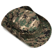 ユニセックスマルチカム戦術エアガン狙撃バケツ Boonie 帽子ネパールキャップ SWAT 軍パナマ軍事アクセサリー夏(China)