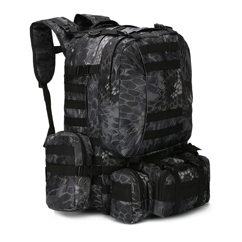50L Tactical Backpack 4 in 1 Military Bags Army Rucksack Backpack Molle Outdoor Sport Bag Men Camping Hiking Travel Climbing Bag
50L Tactical Backpack 4 in 1 Military Bags Army Rucksack Backpack Molle Outdoor Sport Bag Men Camping Hiking Travel Climbing Bag