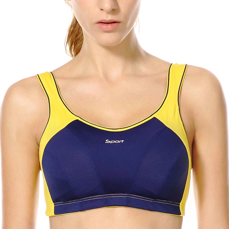 Women's High Impact Bra No-Bounce Full-Support Racerback Plus Size Wire Free Non Padded Maximum Running Active Bra 32~42F
Women's High Impact Bra No-Bounce Full-Support Racerback Plus Size Wire Free Non Padded Maximum Running Active Bra 32~42F