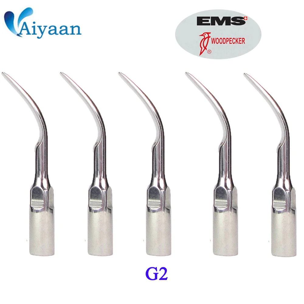 5 Pcs/Lot G2 Dental Ultrasonic Scaler Tip for Woodpecker/ EMS/ UDS/SYBRON-ENDO Series Teeth Whitening
5 Pcs/Lot G2 Dental Ultrasonic Scaler Tip for Woodpecker/ EMS/ UDS/SYBRON-ENDO Series Teeth Whitening