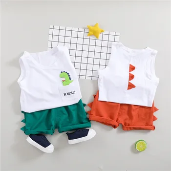 Baby Boys Clothes Sets Children Clothing Summer Sleeveless Tracksuit For Boys Sport Suits Animal Costume For Kids Clothes
Baby Boys Clothes Sets Children Clothing Summer Sleeveless Tracksuit For Boys Sport Suits Animal Costume For Kids Clothes