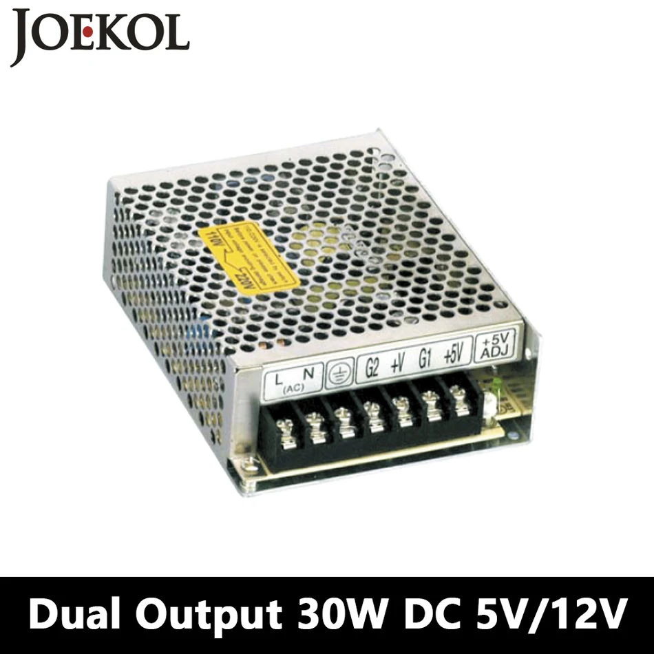 Dual Output Switching Power Supply 30W 5V 12V,Ac Dc Converter For Led Strip Light,110V/220V Transformer To DC 5V/12V,led Driver
Dual Output Switching Power Supply 30W 5V 12V,Ac Dc Converter For Led Strip Light,110V/220V Transformer To DC 5V/12V,led Driver