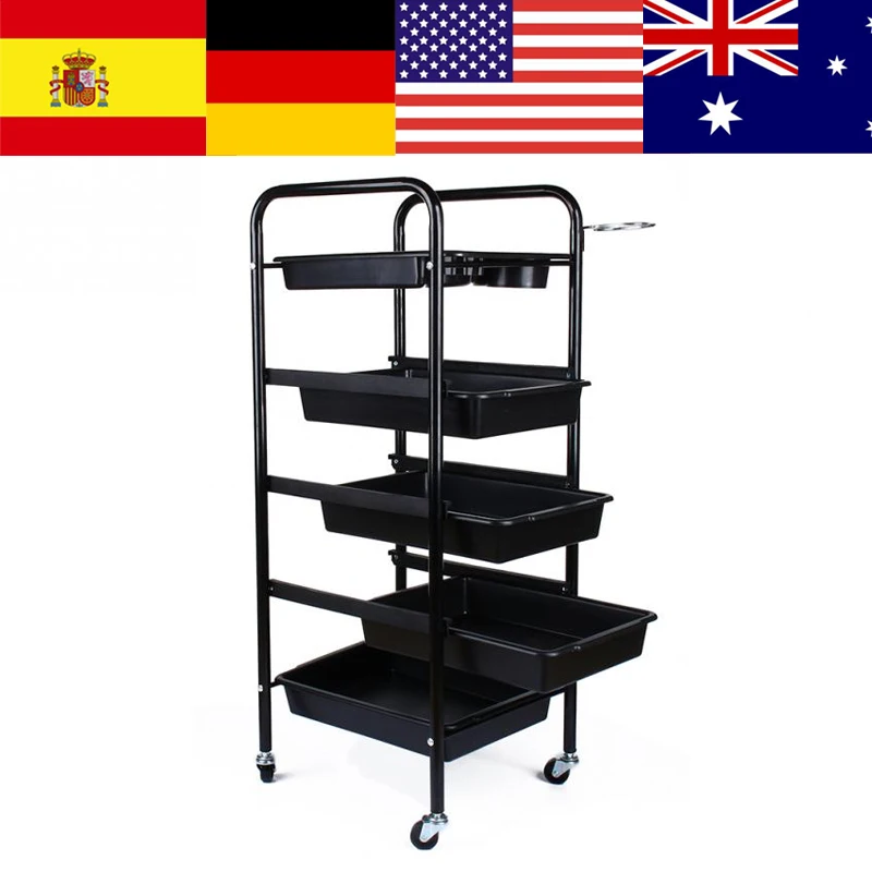 Professional 5 Drawers Salon Hairdresser Trolley Barber Hairdressing Trolley Hair Rolling Storage Cart Hairdresser Styling Tools
Professional 5 Drawers Salon Hairdresser Trolley Barber Hairdressing Trolley Hair Rolling Storage Cart Hairdresser Styling Tools