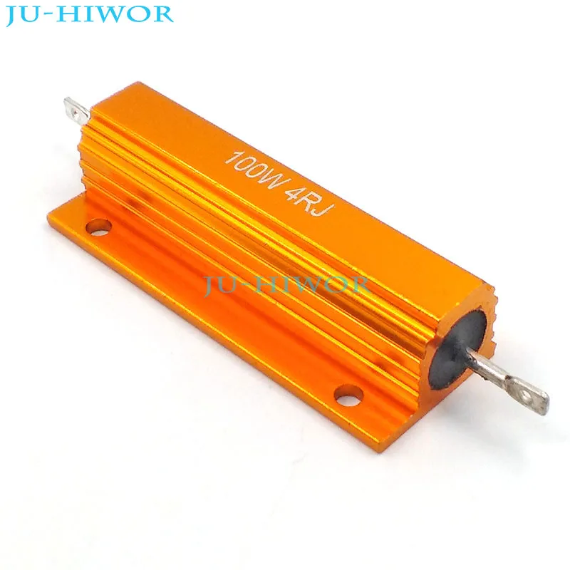 (2pcs/lot) RX24 4 Ohm 4R 100W 100Watts Aluminium Housed High Power Resistor Metal Shell Heatsink Resistor 4ohm Resistance
(2pcs/lot) RX24 4 Ohm 4R 100W 100Watts Aluminium Housed High Power Resistor Metal Shell Heatsink Resistor 4ohm Resistance