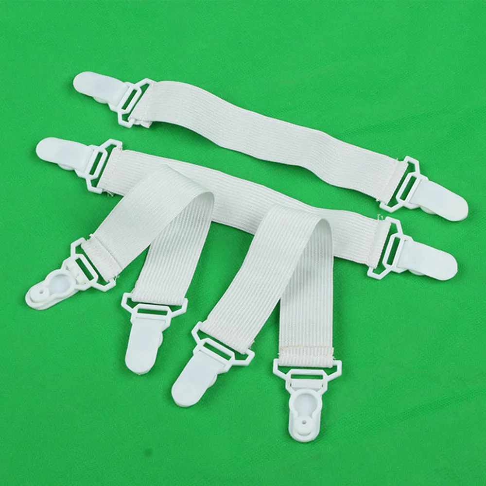 4Pcs/set Elastic Bed Sheet Mattress Cover Blankets Grippers Clip Holder Fixing Slip-Resistant Belt Laundry Product Accessories
4Pcs/set Elastic Bed Sheet Mattress Cover Blankets Grippers Clip Holder Fixing Slip-Resistant Belt Laundry Product Accessories