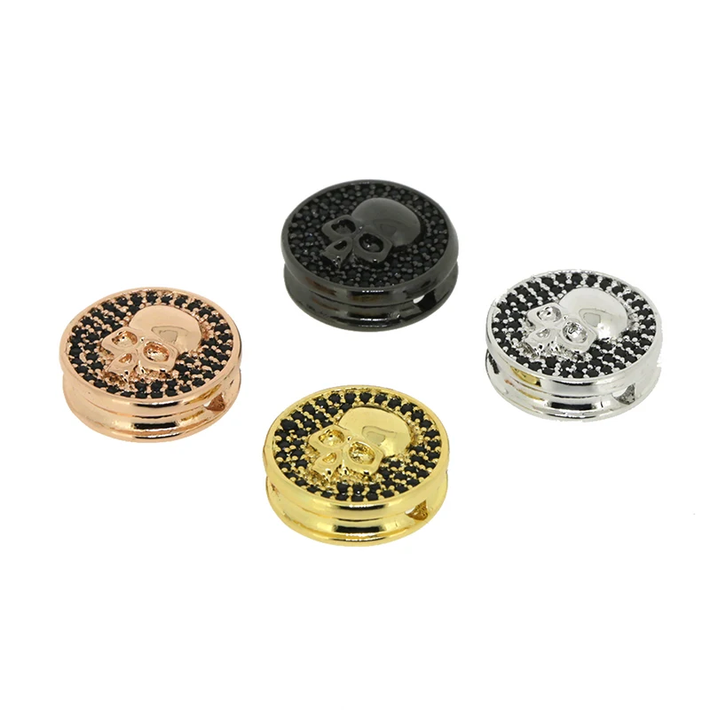 1PCS 5 Types Skull/Lion/Buddha Metal CZ Beads Jewelry Components Color Gold/Silver/Rosegold/Black Jewelry Bracelet Findings
1PCS 5 Types Skull/Lion/Buddha Metal CZ Beads Jewelry Components Color Gold/Silver/Rosegold/Black Jewelry Bracelet Findings