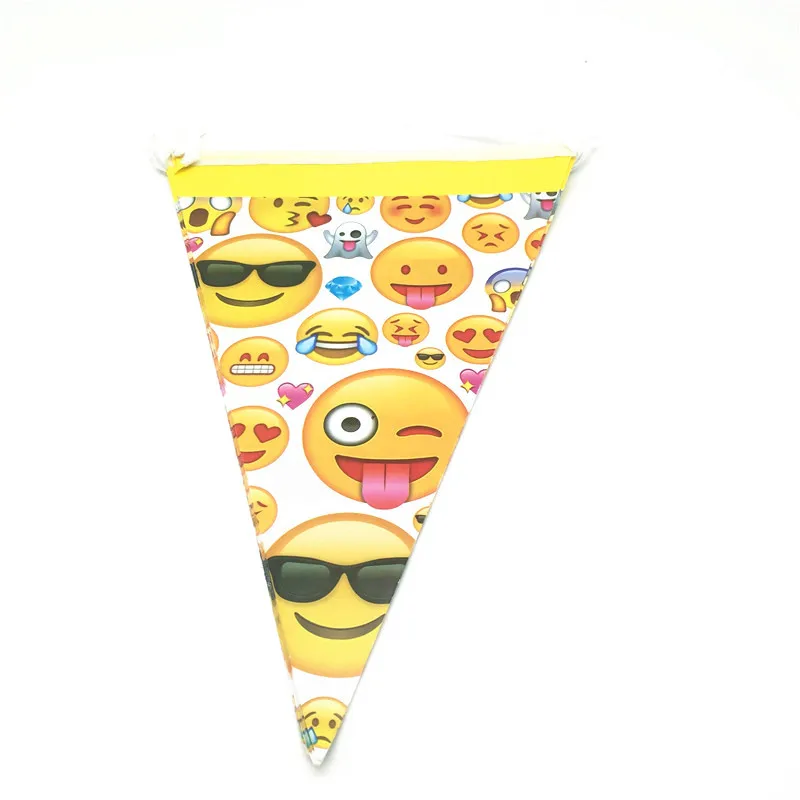 10 Pcs/Pack Emoticon Theme Party Paper Flags Party Pennant Banner Kids Boy Baby Birthday Party Decoration Supplies Favors
10 Pcs/Pack Emoticon Theme Party Paper Flags Party Pennant Banner Kids Boy Baby Birthday Party Decoration Supplies Favors