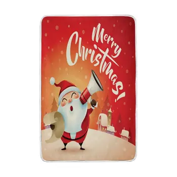 Merry Christmas Cute Santa Clause Snow Red Blanket Soft Warm Cozy Bed Couch Lightweight Polyester Microfiber Blanket
Merry Christmas Cute Santa Clause Snow Red Blanket Soft Warm Cozy Bed Couch Lightweight Polyester Microfiber Blanket