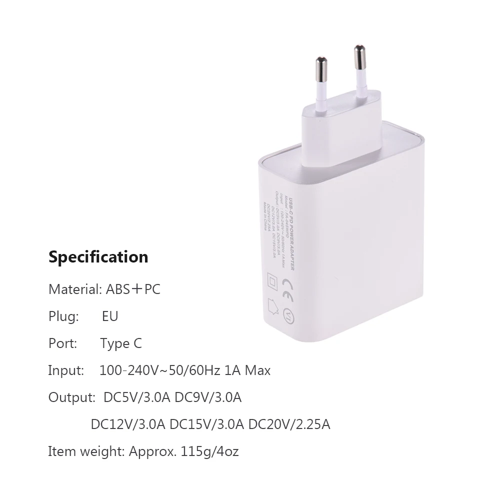 DYF-045WPD Power Adapter USB-C Type C 45W PD Power Adapter Charger for Macbook Pro XIAO MI AIRBOOK HUAWEI MATE Serious cellphone
DYF-045WPD Power Adapter USB-C Type C 45W PD Power Adapter Charger for Macbook Pro XIAO MI AIRBOOK HUAWEI MATE Serious cellphone