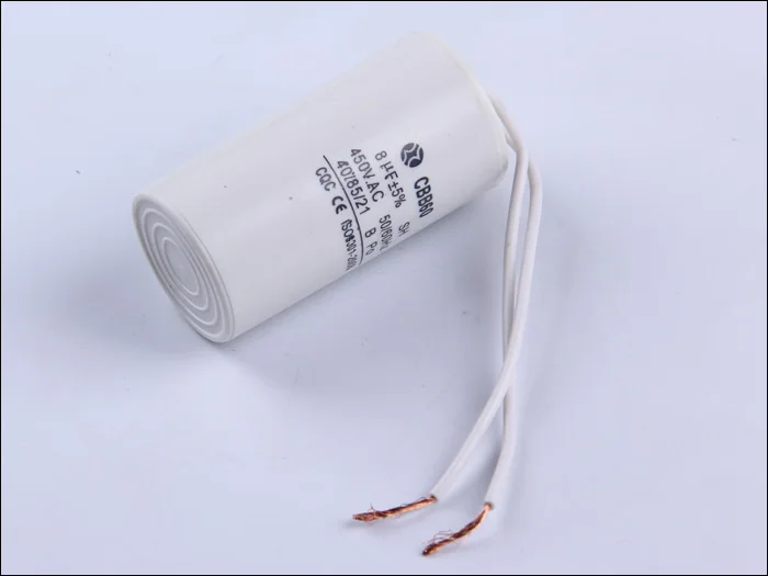 Free Shipping 2 Wire CBB60 6uF Price 8uF 12uF 14uF 20uF 25uF 35uF 40uF 50uF Use on pump Motor Fan washing machine
Free Shipping 2 Wire CBB60 6uF Price 8uF 12uF 14uF 20uF 25uF 35uF 40uF 50uF Use on pump Motor Fan washing machine