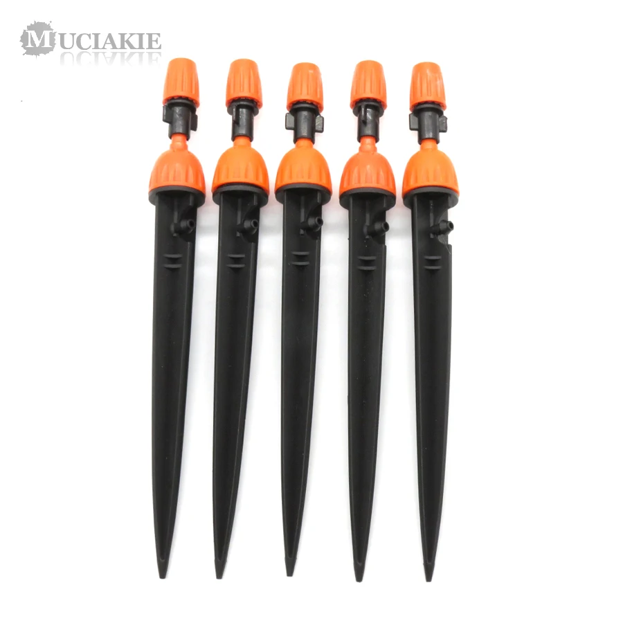 MUCIAKIE 50PCS 22cm Adjustable Pin 8 Holes Garden Sprinklers w/ Misting Nozzle Micro Drip Watering Irrigation Greenhouse Potted
MUCIAKIE 50PCS 22cm Adjustable Pin 8 Holes Garden Sprinklers w/ Misting Nozzle Micro Drip Watering Irrigation Greenhouse Potted