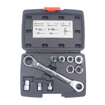 Ratchet Spanner Wrench Hand Auto Diagnostic-tool Double-end One-way Metal Working Combination Socket Set Home Tools
