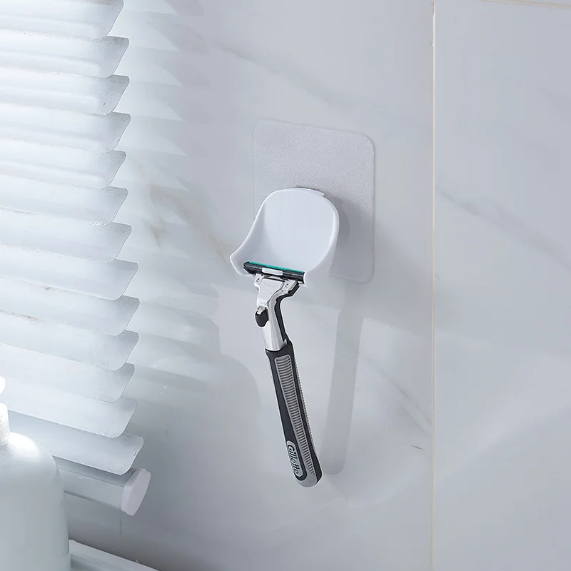 Strong Suction Cup Razor Holder Bathroom Shaver Storage Rack Wall Mounted Razor Rack Wall Hook Hangers R5410
Strong Suction Cup Razor Holder Bathroom Shaver Storage Rack Wall Mounted Razor Rack Wall Hook Hangers R5410