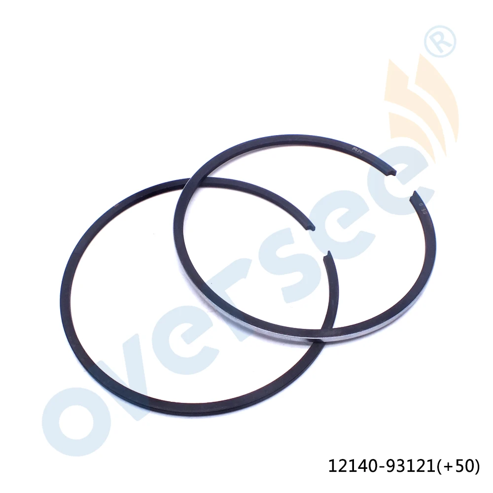 12140-93121-050 Piston Ring Set (+050) For SUZUKI DT9.9 DT15 9.9HP 15HP Outboard engine Boat Motor new aftermarket Parts 