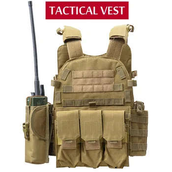 Tactical Vest Hunting Equipment Airsoft Vest Army Military Gear Outdoor Paintball Police Molle Vest For CS Wargame 6 Colors
Tactical Vest Hunting Equipment Airsoft Vest Army Military Gear Outdoor Paintball Police Molle Vest For CS Wargame 6 Colors