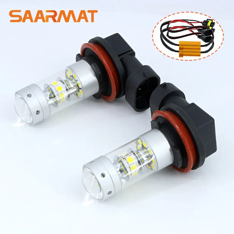 2x White 6000K H9 H8 H11 6000K 140W 1400LM LED Fog Light Driving Bulbs+Decoders Error Free For Mercedes W211 W212 W164 W221
2x White 6000K H9 H8 H11 6000K 140W 1400LM LED Fog Light Driving Bulbs+Decoders Error Free For Mercedes W211 W212 W164 W221