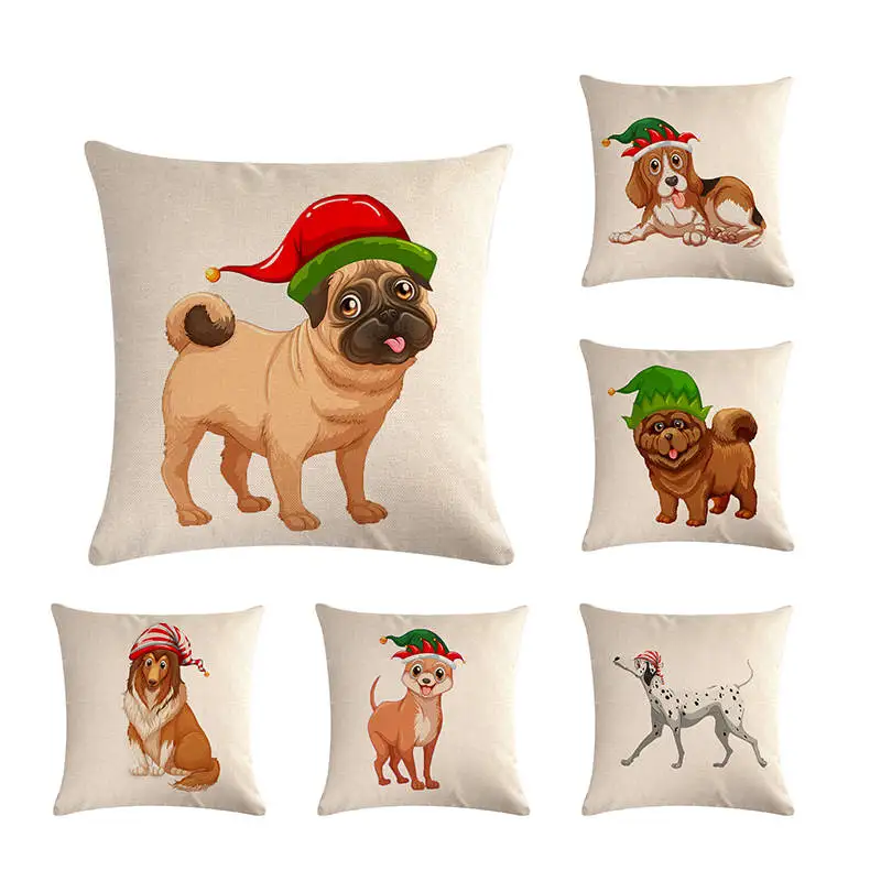 Pet Chihuahua Dog Cotton Linen Throw Pillow Case 45cmx45cm Cushion Cover Home Decor Decorative Pillows Pug Dog Bulldog Cushion
Pet Chihuahua Dog Cotton Linen Throw Pillow Case 45cmx45cm Cushion Cover Home Decor Decorative Pillows Pug Dog Bulldog Cushion