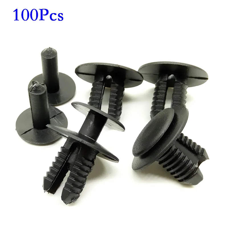 100pcs 9mm Auto Plastic Rivet Clips Car Fender Fastener 100% Brand New And High Quality For Mercedes-Benz-BMW
100pcs 9mm Auto Plastic Rivet Clips Car Fender Fastener 100% Brand New And High Quality For Mercedes-Benz-BMW