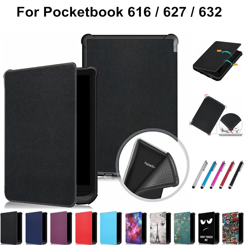 For PocketBook Touch Lux 4 Case Ultra Slim with Soft TPU Back Smart Cover Case for PocketBook 616 632 627 Basic Lux 2 eReader
For PocketBook Touch Lux 4 Case Ultra Slim with Soft TPU Back Smart Cover Case for PocketBook 616 632 627 Basic Lux 2 eReader