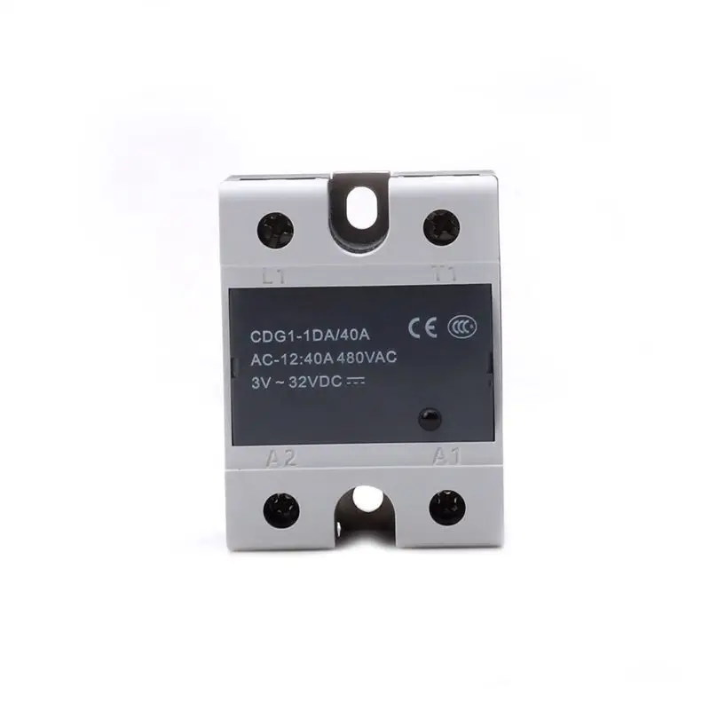 

1PC Relay For Delixi Relais Delixi Solid State Relay Single Phase DC Control AC CDG1-1DA 40A D4840 SSR-DA40