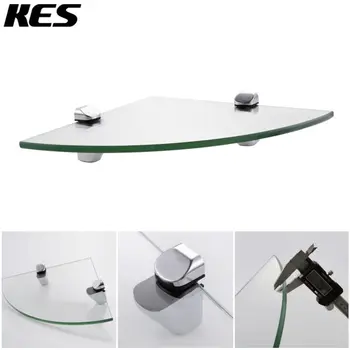 KES BGS3102/-2 Lavatory Bathroom Corner Tempered Glass Shelf 8MM-Thick Wall Mount Triangular, Polished Chrome/Brushed Nickel
KES BGS3102/-2 Lavatory Bathroom Corner Tempered Glass Shelf 8MM-Thick Wall Mount Triangular, Polished Chrome/Brushed Nickel
