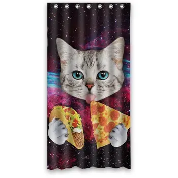Custom Space Nebula Universe Cat Eat Pizza Shower Curtain Stylish Waterproof Polyester Fabric Bathroom Deco 36" x 72"
Custom Space Nebula Universe Cat Eat Pizza Shower Curtain Stylish Waterproof Polyester Fabric Bathroom Deco 36" x 72"