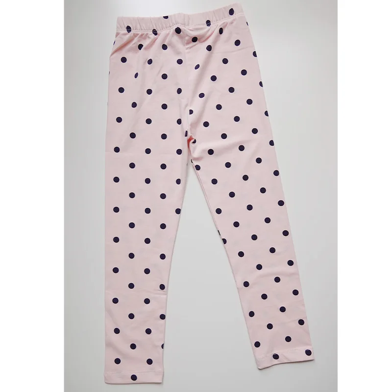 

light pink yellow baby girl Leggings polka dots Baby Girl Legging Candy Color Chidren Leggings Pants Kid Trousers 2-7 year