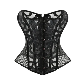 Women Plus Size Lace Underbust Corset Sexy Bustier Mesh Corselet Summer Underwear Clothing Lingerie G-string Slimming Bustiers
Women Plus Size Lace Underbust Corset Sexy Bustier Mesh Corselet Summer Underwear Clothing Lingerie G-string Slimming Bustiers