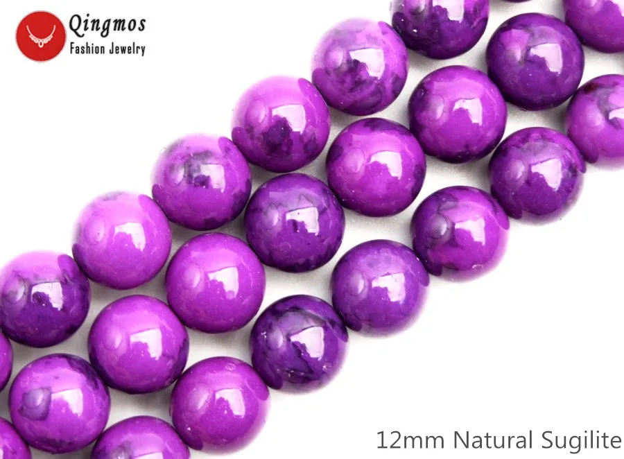 Qingmos 12mm Purple Round Natural Sugilite Loose Beads for Beadwork DIY Necklace Bracelet Earring 15'' Loose Strands los820
Qingmos 12mm Purple Round Natural Sugilite Loose Beads for Beadwork DIY Necklace Bracelet Earring 15'' Loose Strands los820