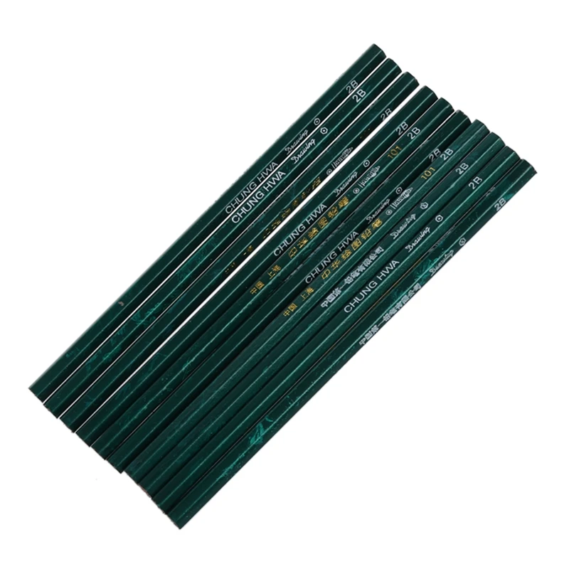 10x pencil paper hexagonal degree of hardness scale 2b for school Office Green crayon de couleur lapices colores pencils for #8
10x pencil paper hexagonal degree of hardness scale 2b for school Office Green crayon de couleur lapices colores pencils for #8