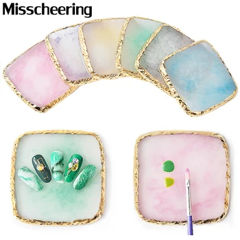 1Pcs Natural Resin Stone Color Palette False Nail Tips Display Board Stand Holder Practice Showing Shelf Manicure Nail Art Tools
1Pcs Natural Resin Stone Color Palette False Nail Tips Display Board Stand Holder Practice Showing Shelf Manicure Nail Art Tools